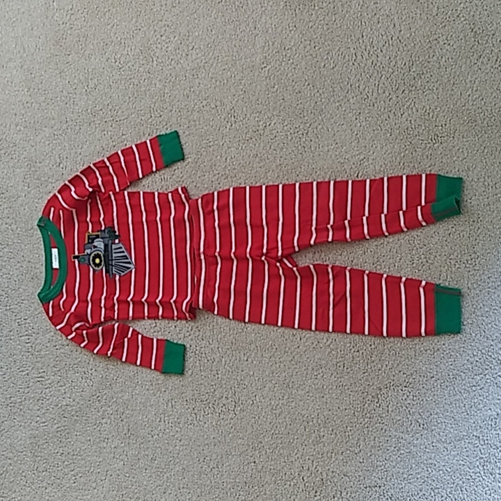 Hanna Andersson boys cotton 2-piece pajamas: long-sleeve shirt and pants